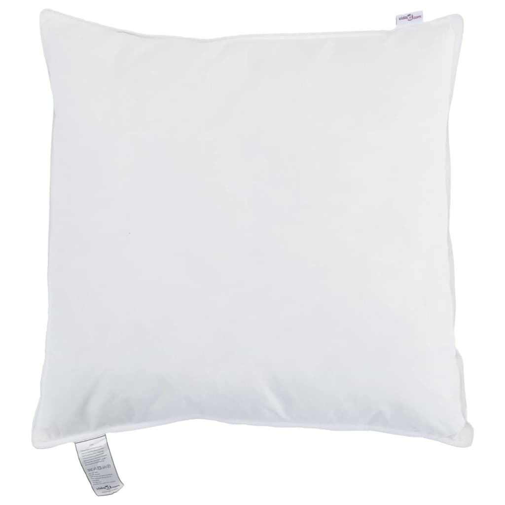 vidaXL Μαξιλάρι 2 τμχ. 50 x 50 cm Φτερό Λευκό