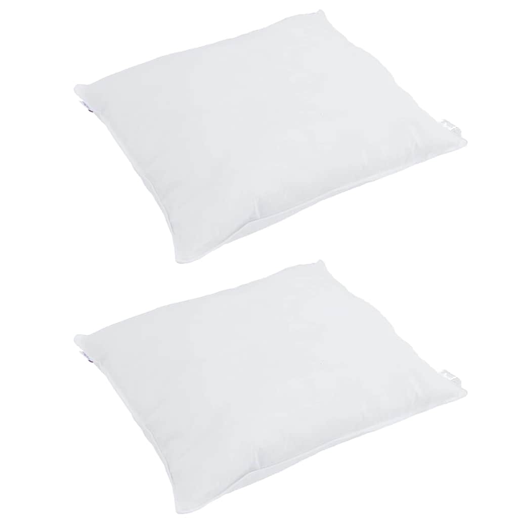 vidaXL Μαξιλάρι 2 τμχ. 60 x 60 cm Φτερό Λευκό