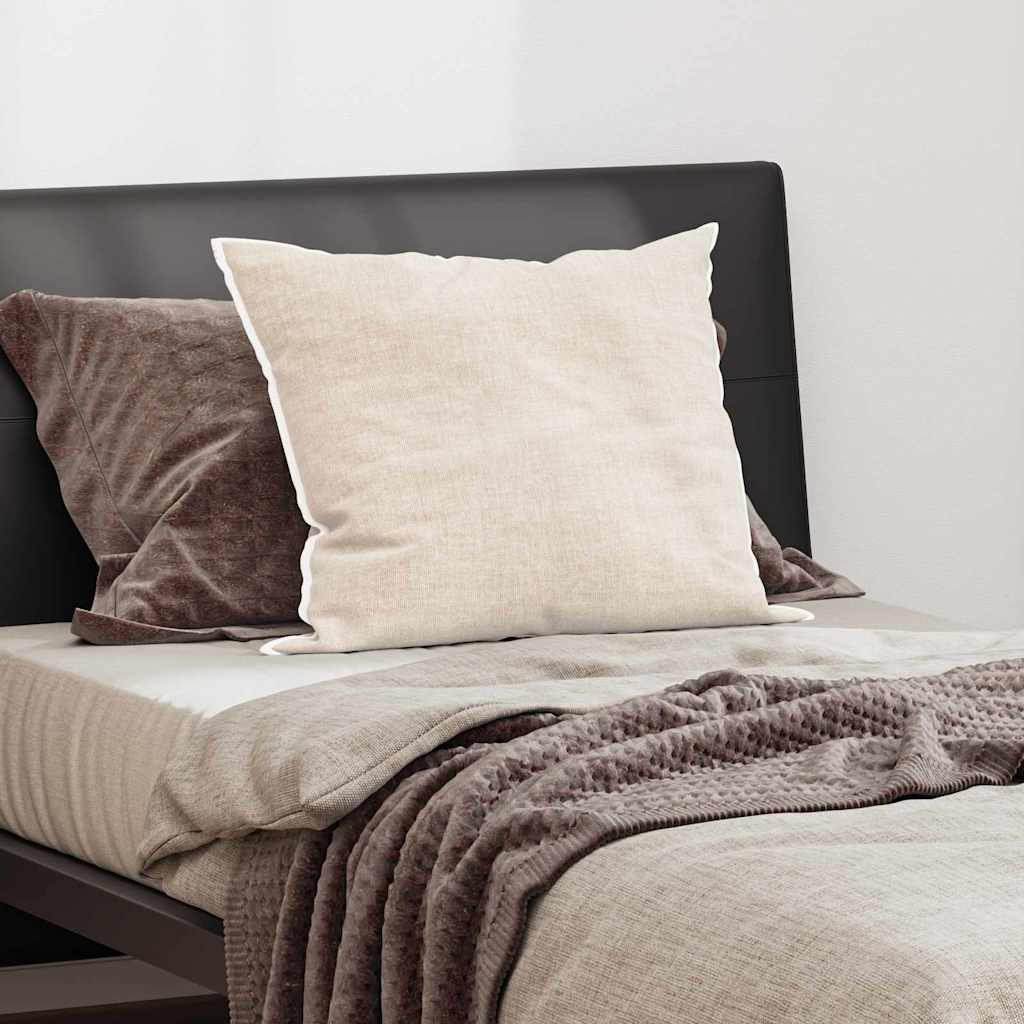 vidaXL Μαξιλάρι με μαξιλάρι Λευκό 130gsm 100% βαμβάκι