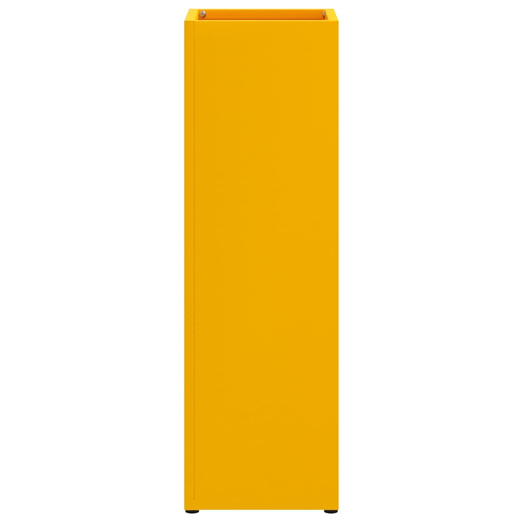vidaXL Βάση ομπρέλας βροχής Μουσταρδί 15,5 x 15,5 x 49 εκ Ατσάλι