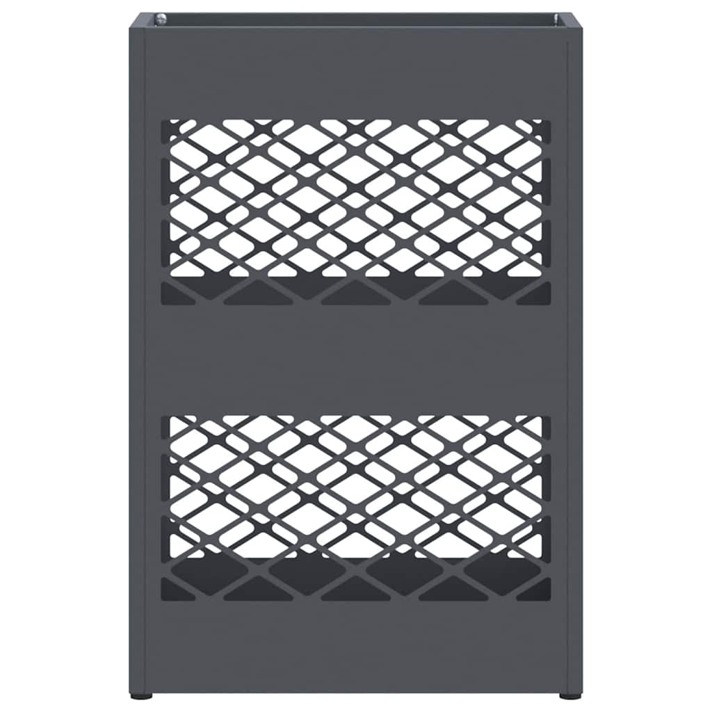 vidaXL Βάση ομπρέλας βροχής Ανθρακί 28 x 12 x 41 εκ Ατσάλι