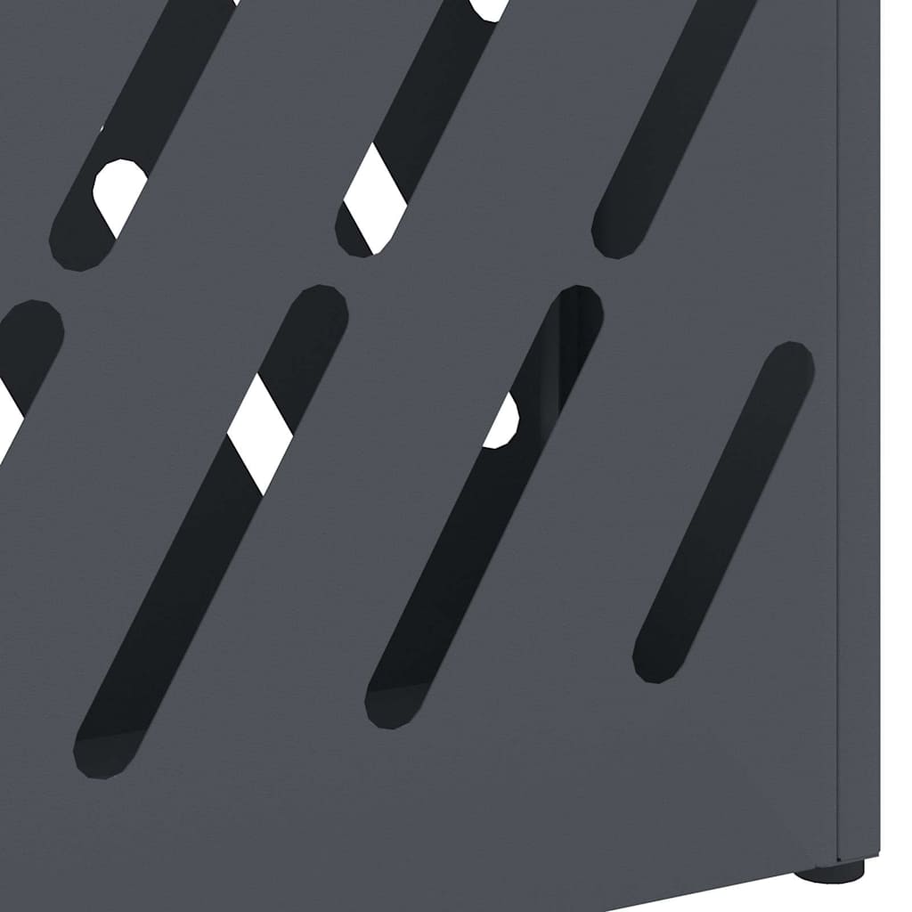 vidaXL Βάση ομπρέλας βροχής Ανθρακί 28 x 12 x 41 εκ Ατσάλι