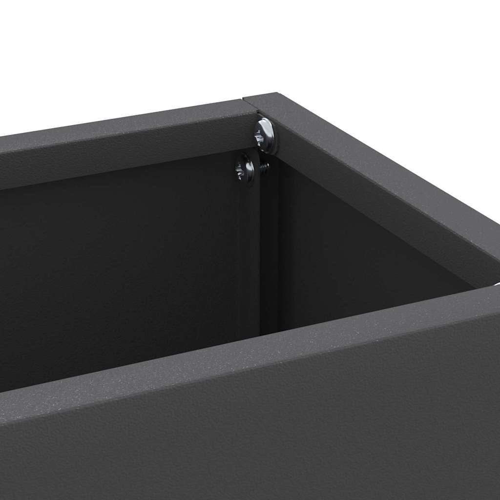 vidaXL Βάση ομπρέλας βροχής Μαύρο 28 x 12 x 41 εκ Ατσάλι
