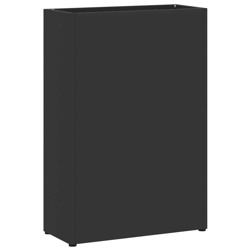 vidaXL Βάση ομπρέλας βροχής Μαύρο 28 x 12 x 41 εκ Ατσάλι