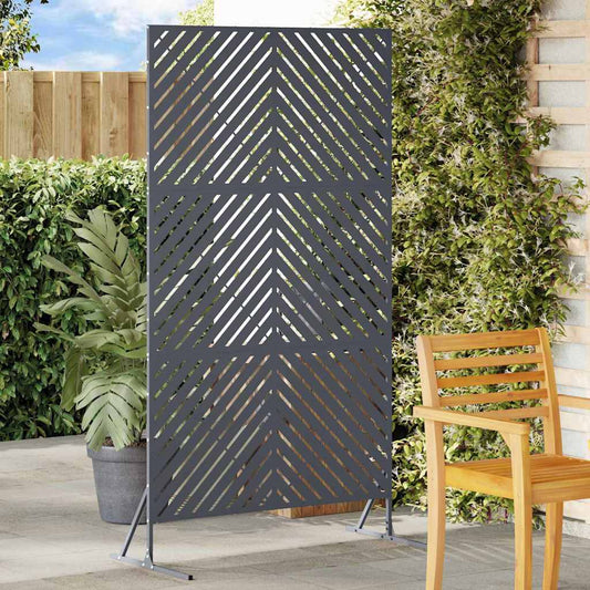 vidaXL Οθόνη Ιδιωτικότητας Ανθρακί 100 x 50 x 180 εκ. Ατσάλι