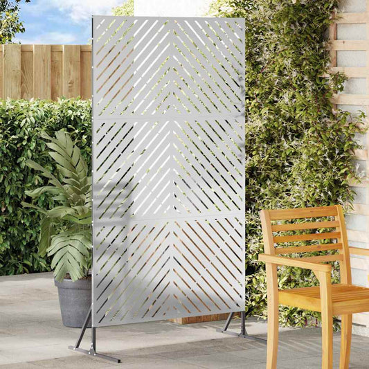 vidaXL Οθόνη Ιδιωτικότητας Γκρι Ατσάλι