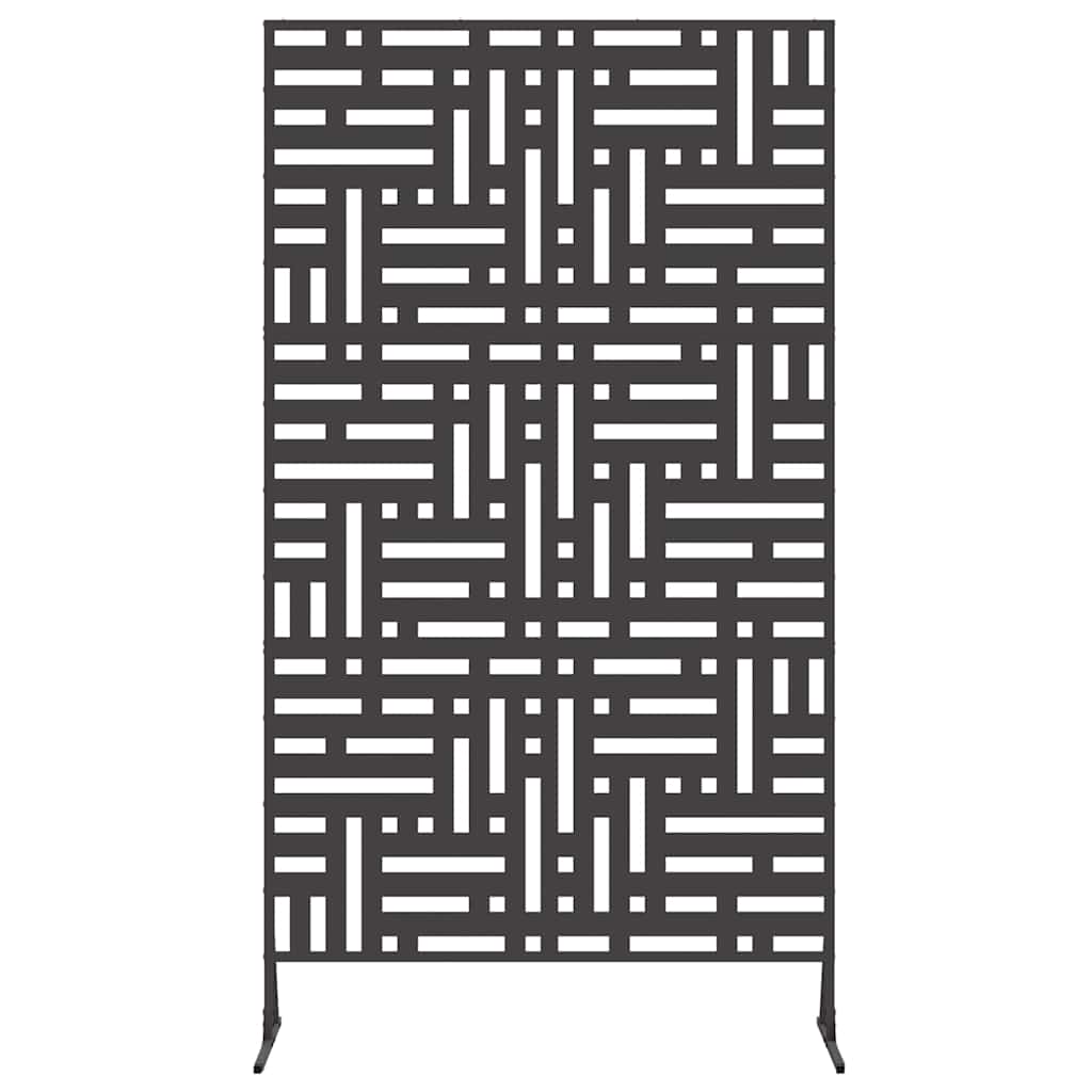 vidaXL Οθόνη Ιδιωτικότητας Μαύρο 100 x 50 x 180 εκ. Ατσάλι