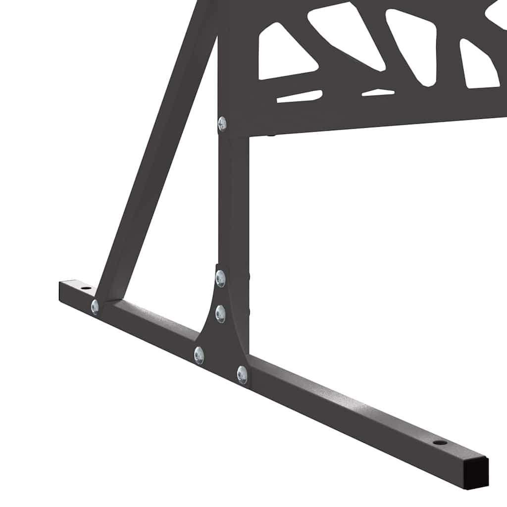 vidaXL Οθόνη Ιδιωτικότητας Μαύρο 100 x 50 x 180 εκ. Ατσάλι