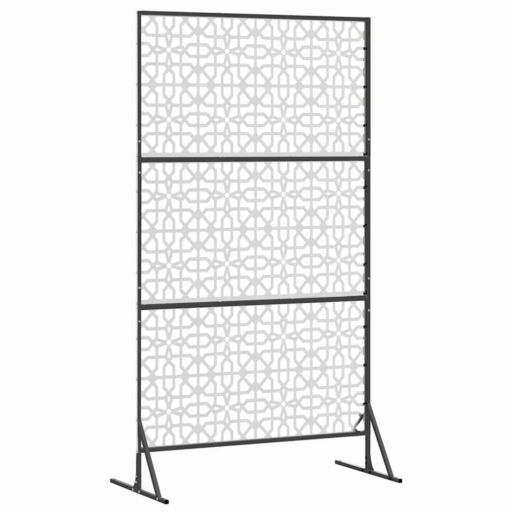 vidaXL Οθόνη Ιδιωτικότητας Γκρι Ατσάλι