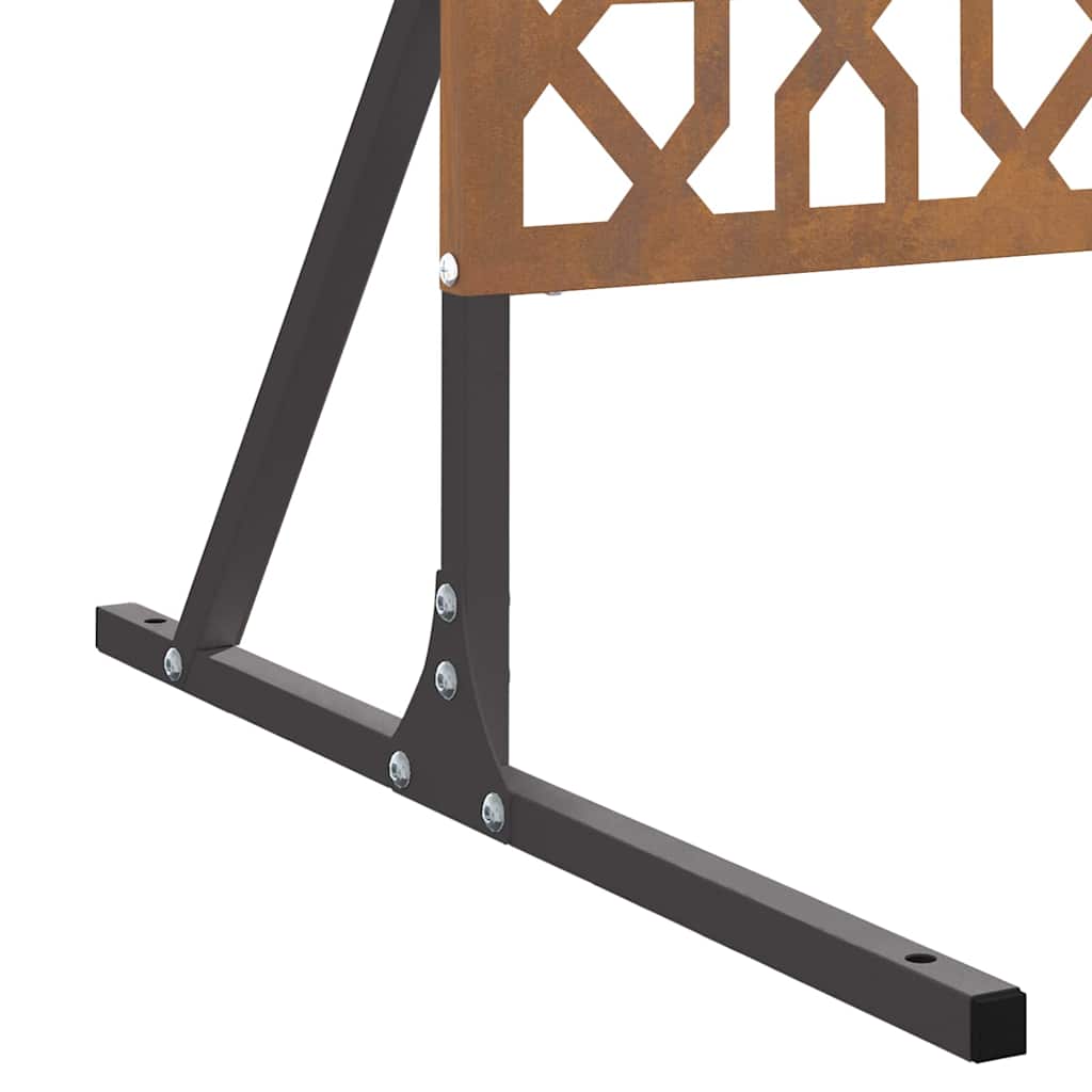 vidaXL Οθόνη Ιδιωτικότητας Γκρι Ατσάλι