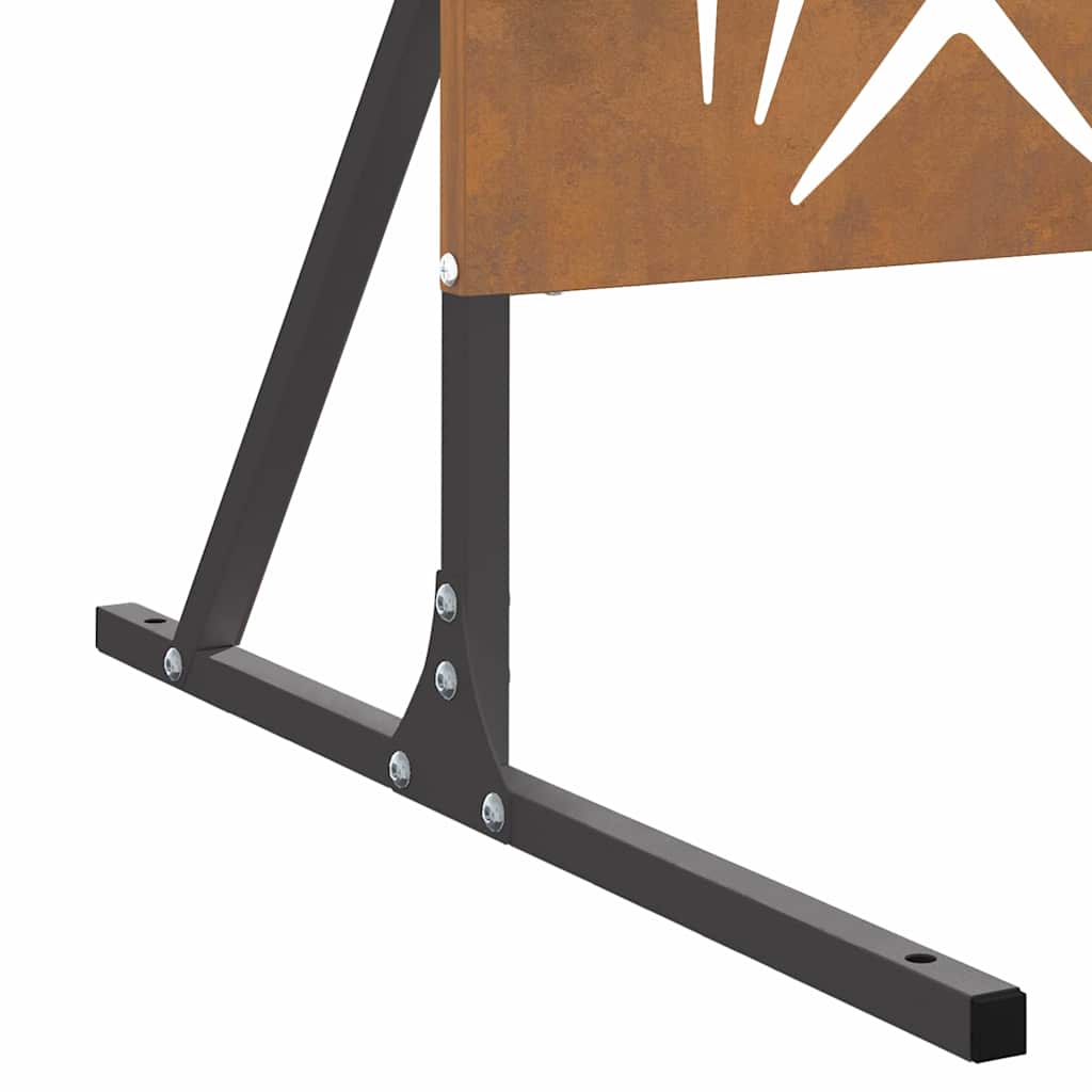 vidaXL Οθόνη Ιδιωτικότητας Γκρι Ατσάλι