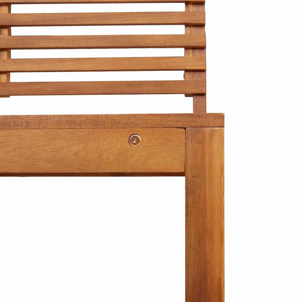 vidaXL Παγκάκι κήπου Καφέ 100 x 50 x 91 εκ. Μασίφ ξύλο ακακίας