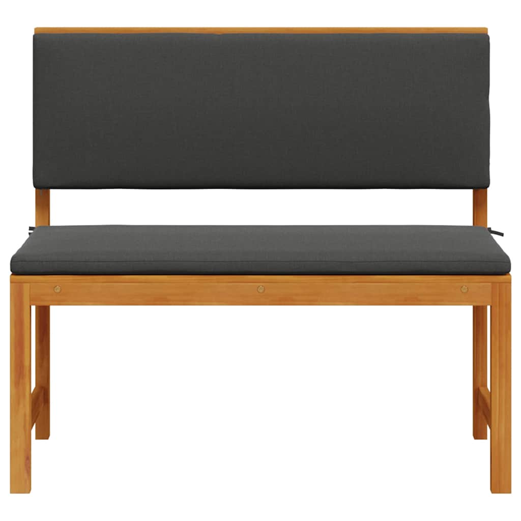 vidaXL Παγκάκι κήπου Καφέ 100 x 50 x 91 εκ. Μασίφ ξύλο ακακίας