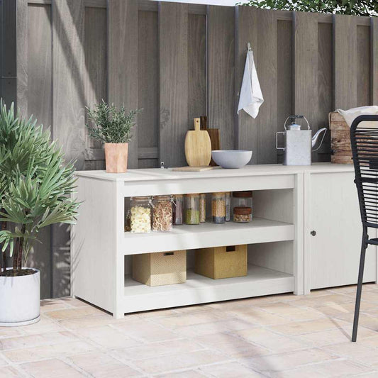 vidaXL Ντουλάπα Κουζίνας με ράφι MEPPEL Λευκό 106 x 55 x 64 cm