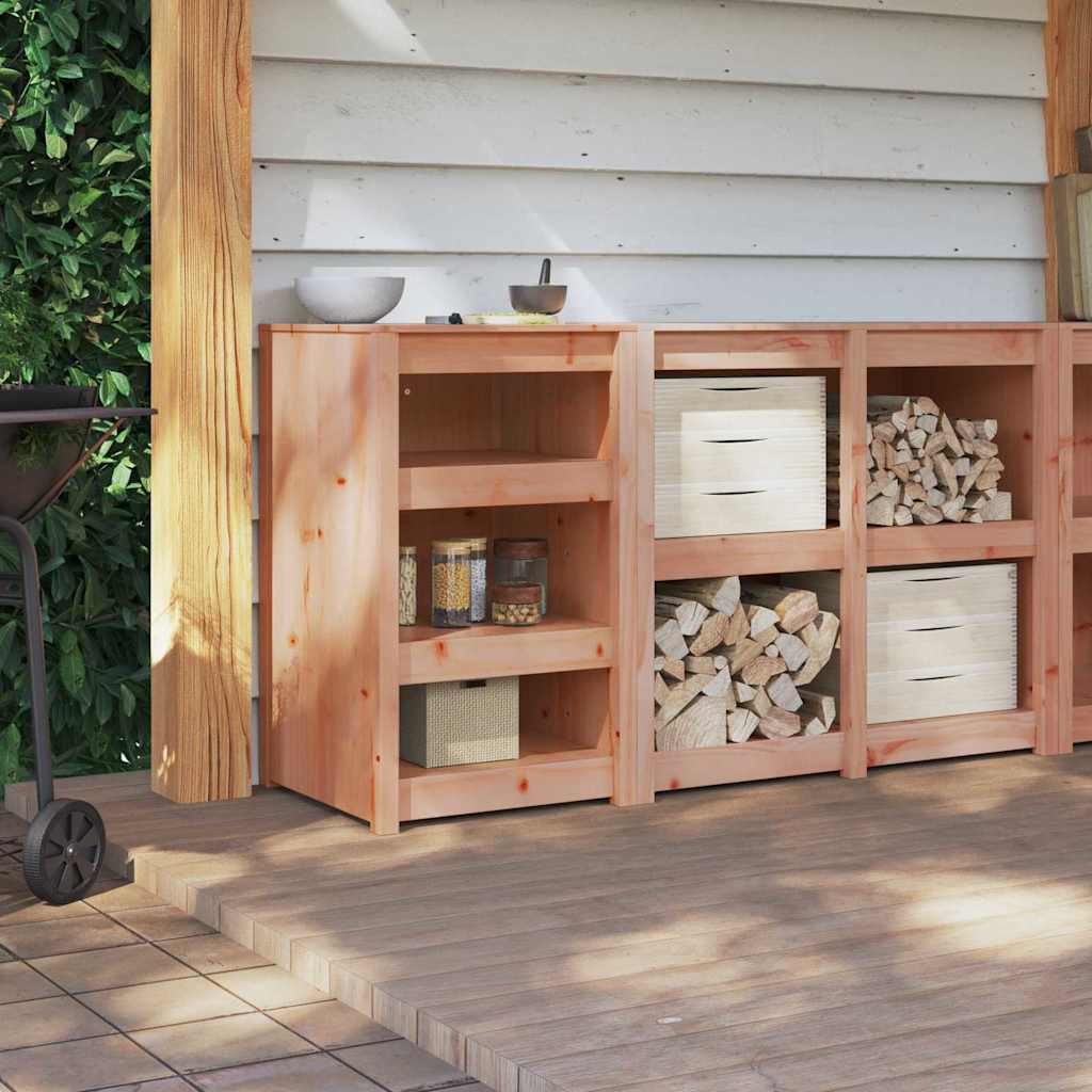 vidaXL Ντουλάπα Κουζίνας Καφέ 55 x 55 x 92 cm Μασίφ ξύλο πεύκου