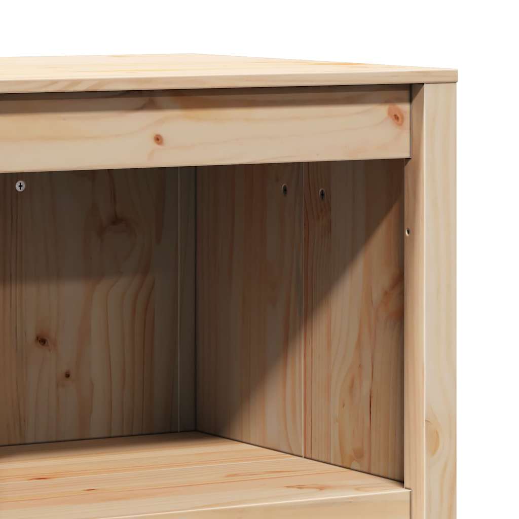 vidaXL Ντουλάπα Κουζίνας Καφέ 55 x 55 x 92 cm Μασίφ ξύλο πεύκου