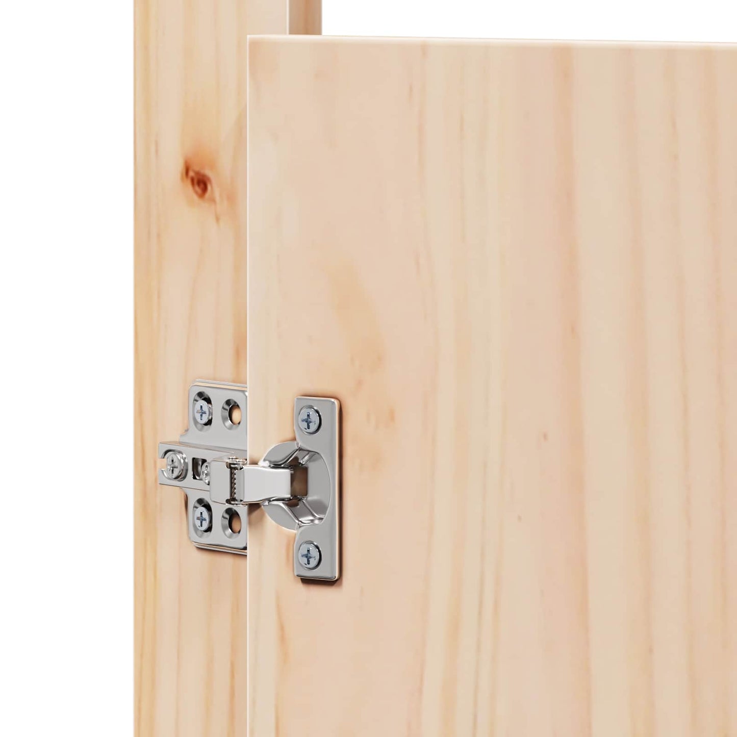 vidaXL Πόρτα κουζίνας με πόρτα Καφέ 50 x 9 x 82 εκ Μασίφ ξύλο πεύκου