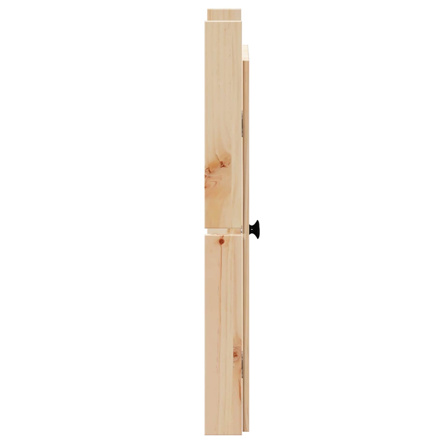 vidaXL Πόρτα κουζίνας με πόρτα Καφέ 50 x 9 x 82 εκ Μασίφ ξύλο πεύκου
