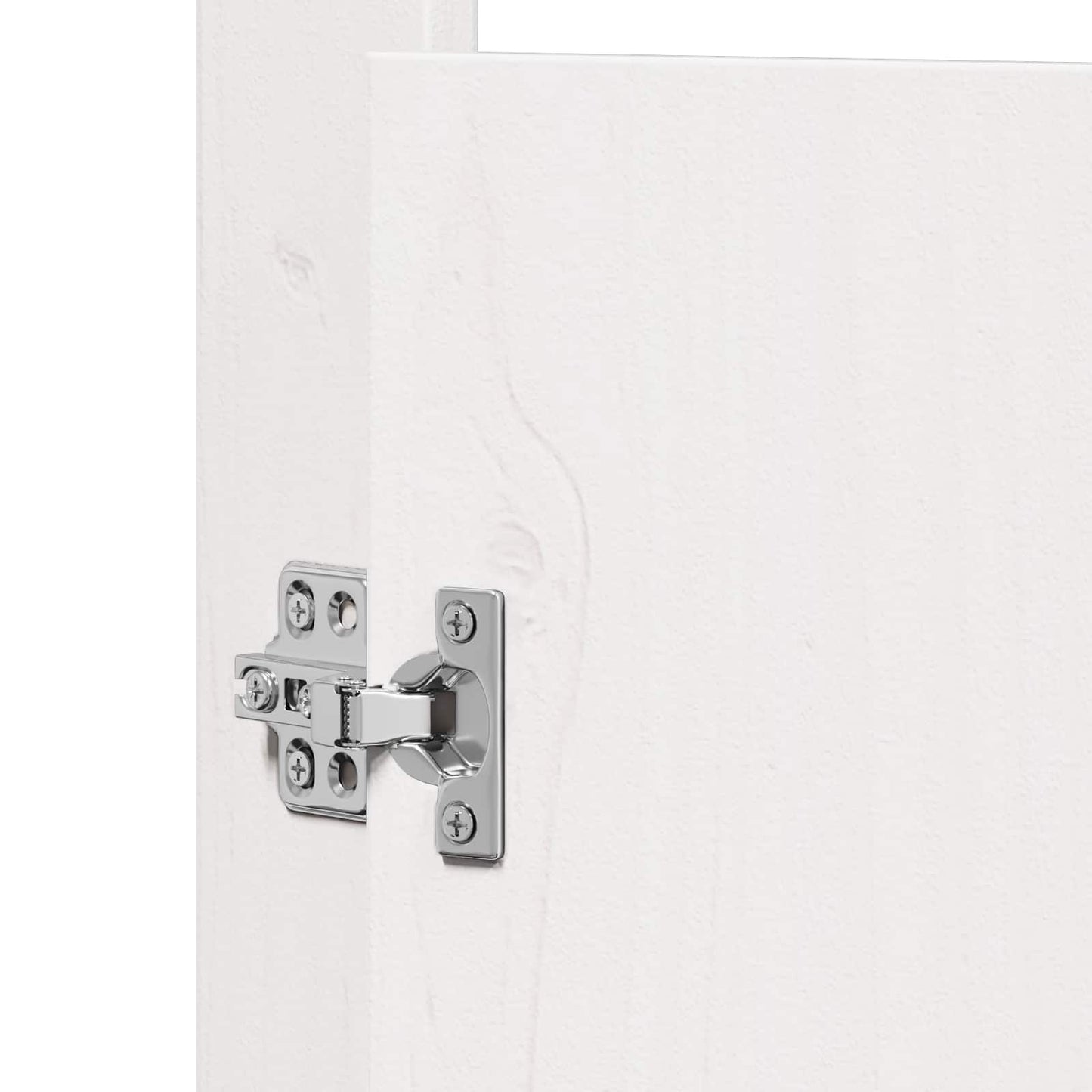 vidaXL Πόρτα κουζίνας MEPPEL Λευκό 50 x 9 x 82 εκ Μασίφ ξύλο πεύκου