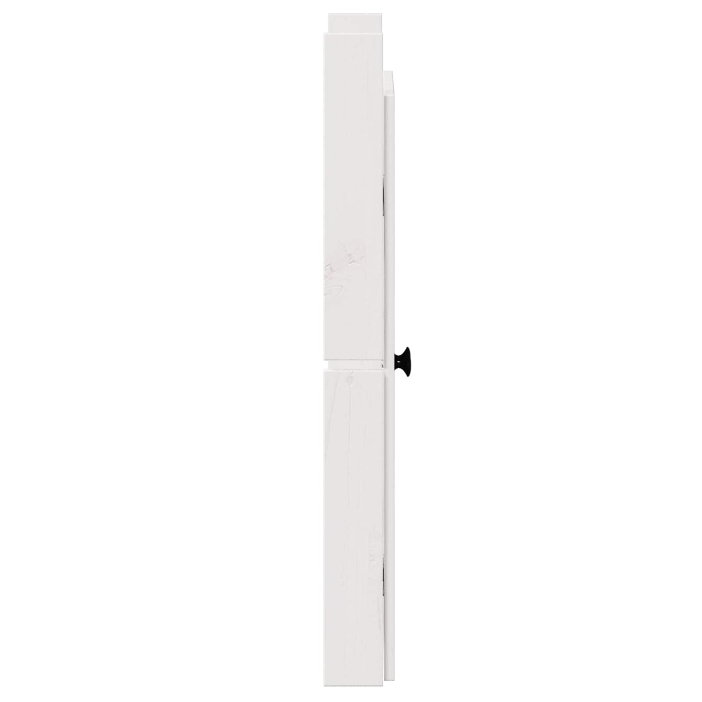 vidaXL Πόρτα κουζίνας 2 pcs Λευκό 50 x 9 x 82 εκ Μασίφ ξύλο πεύκου