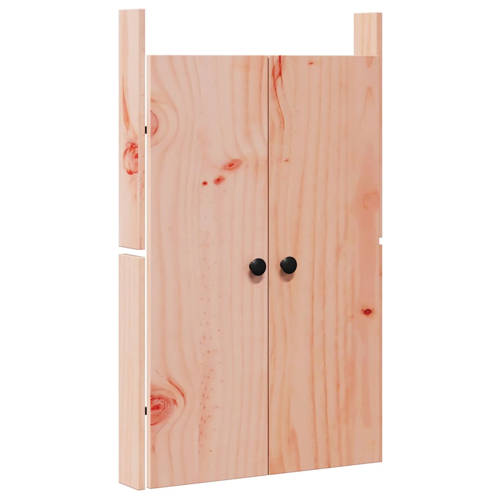 vidaXL Πόρτα κουζίνας 2 pcs Καφέ 50 x 9 x 82 εκ ξύλο duglasias