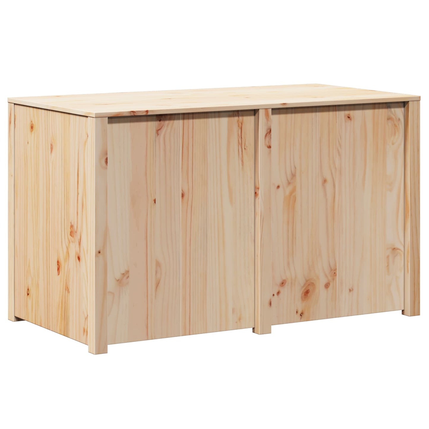 vidaXL Ντουλάπα Κουζίνας Καφέ 106 x 55 x 64 cm Μασίφ ξύλο πεύκου