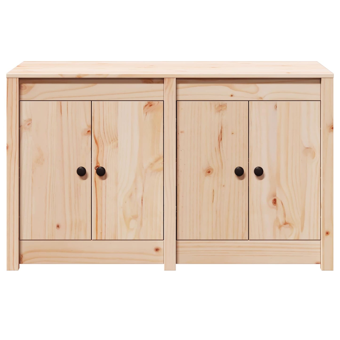 vidaXL Ντουλάπα Κουζίνας Καφέ 106 x 55 x 64 cm Μασίφ ξύλο πεύκου