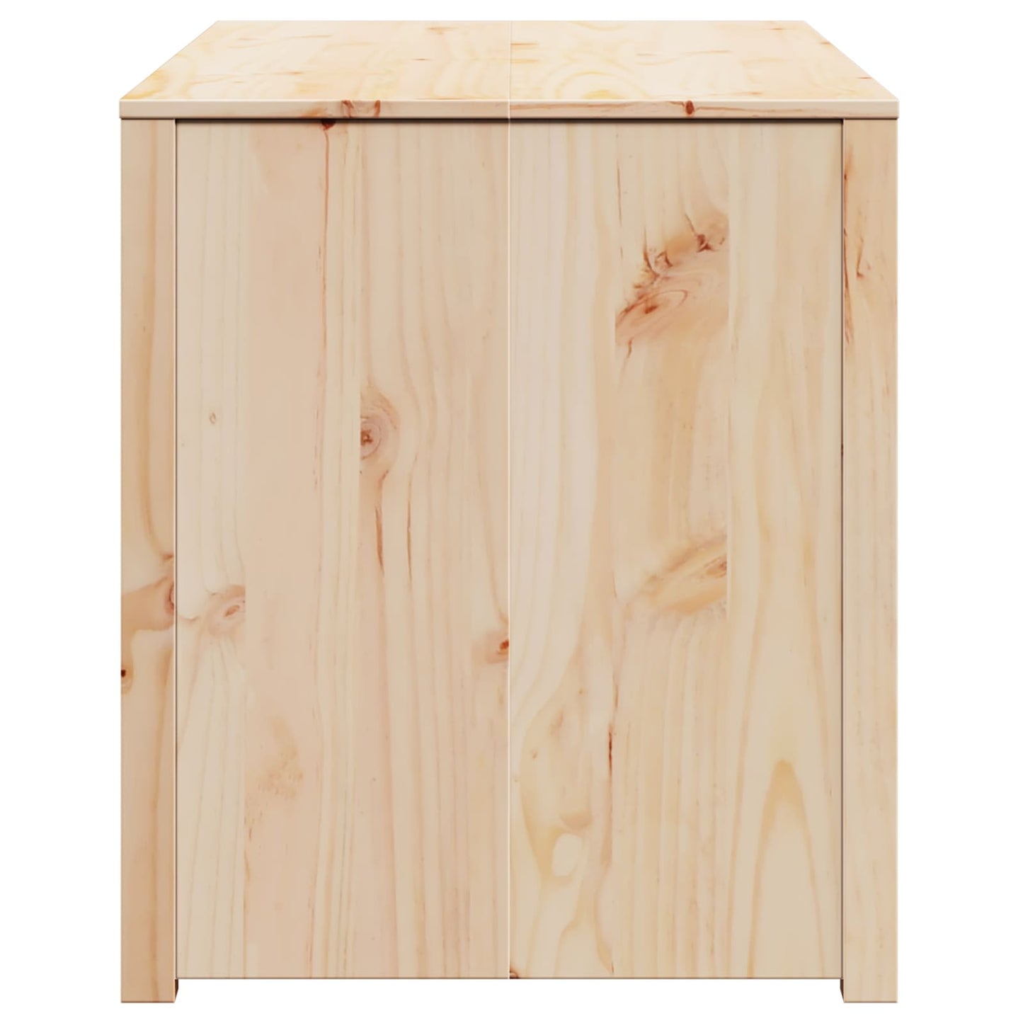 vidaXL Ντουλάπα Κουζίνας Καφέ 106 x 55 x 64 cm Μασίφ ξύλο πεύκου