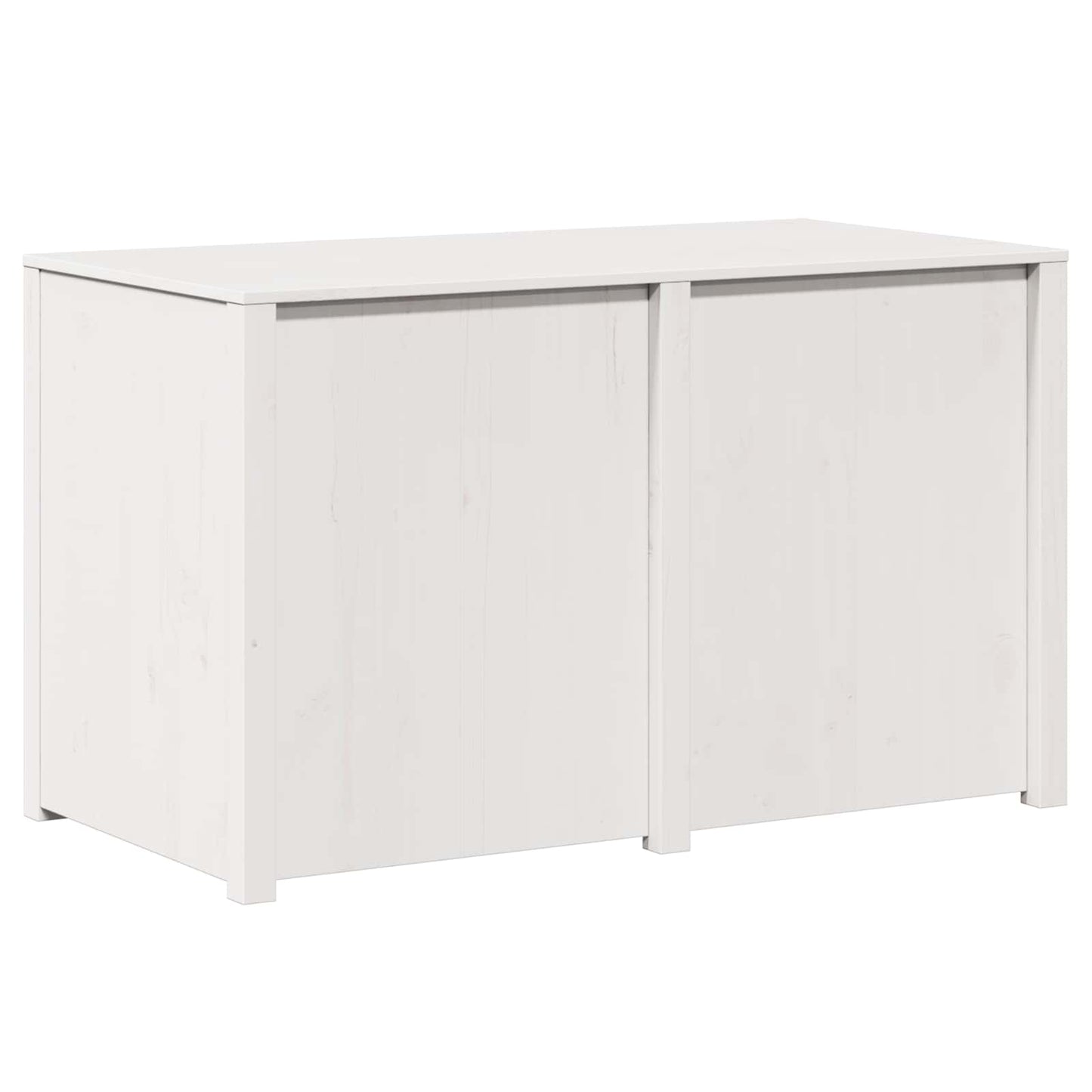 vidaXL Ντουλάπα Κουζίνας Λευκό 106 x 55 x 64 cm Μασίφ ξύλο πεύκου