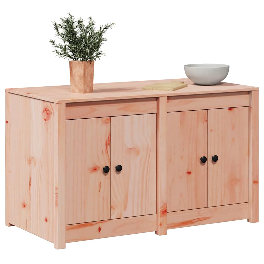 vidaXL Ντουλάπα Κουζίνας Καφέ 106 x 55 x 64 cm Μασίφ ξύλο πεύκου