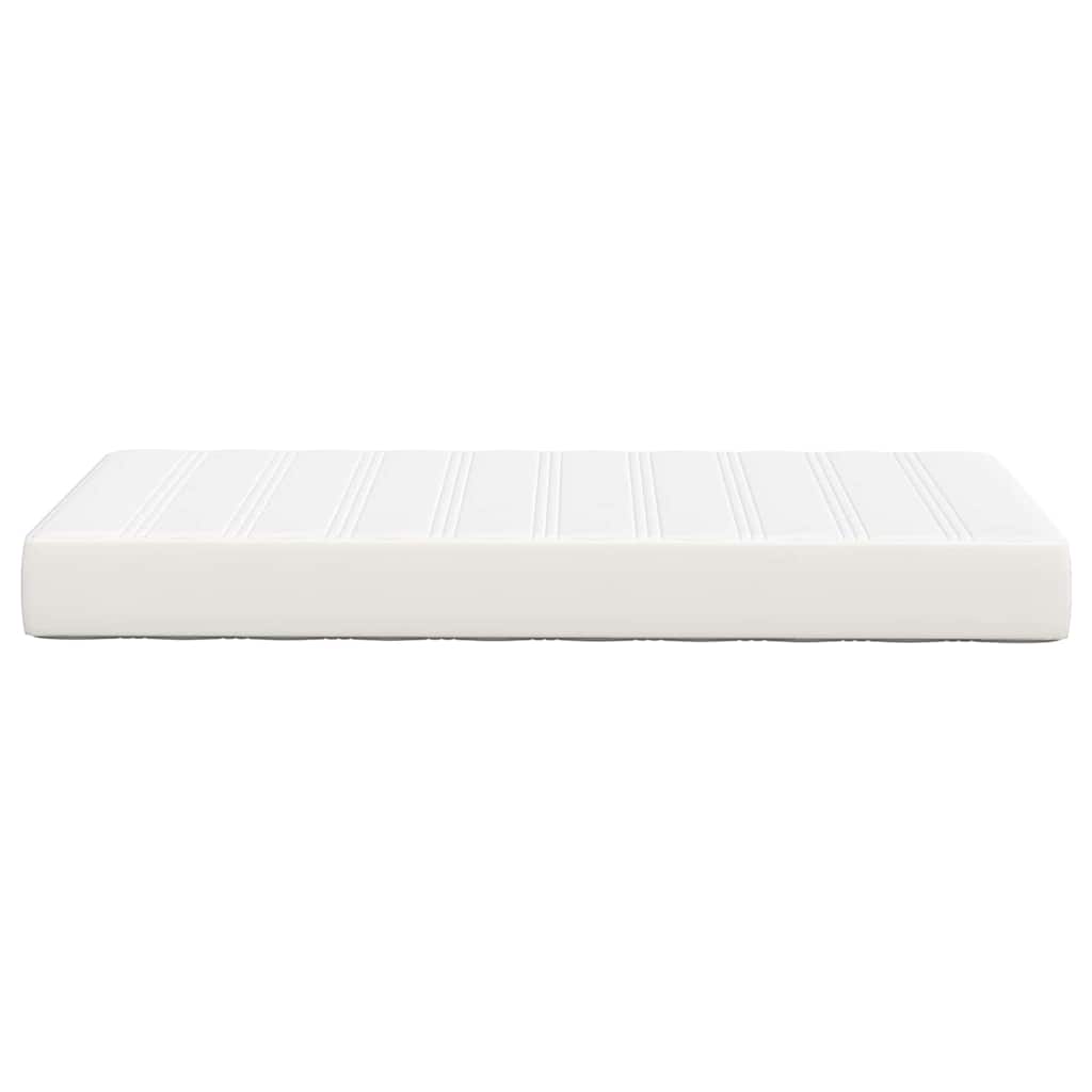 vidaXL Στρώμα Κρεβατιού με στρώμα Κρεμ 80 x 200 cm ύφασμα