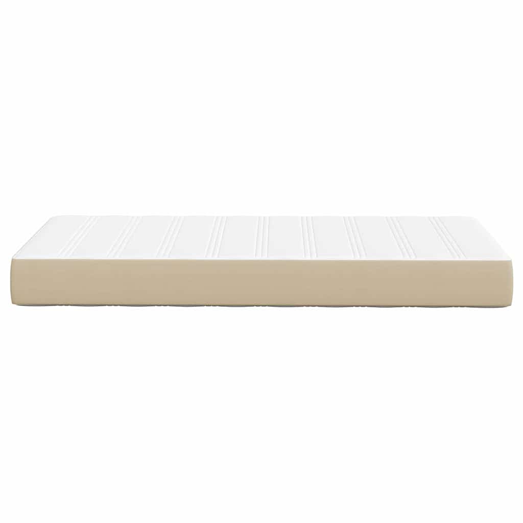 vidaXL Στρώμα Κρεβατιού με στρώμα Φασκόμηλο 90 x 190 cm ύφασμα
