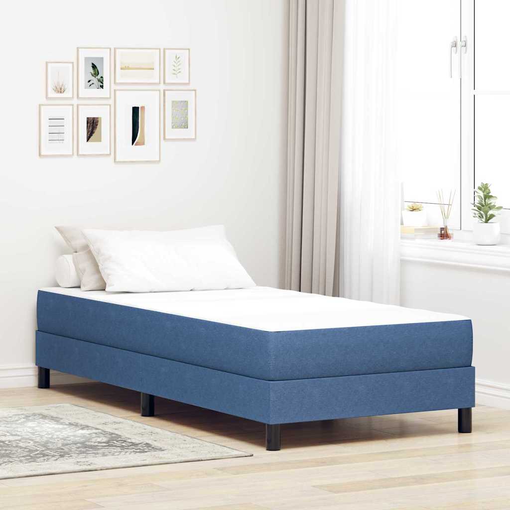 vidaXL Στρώμα Κρεβατιού με στρώμα Μπλε 100 x 200 cm ύφασμα