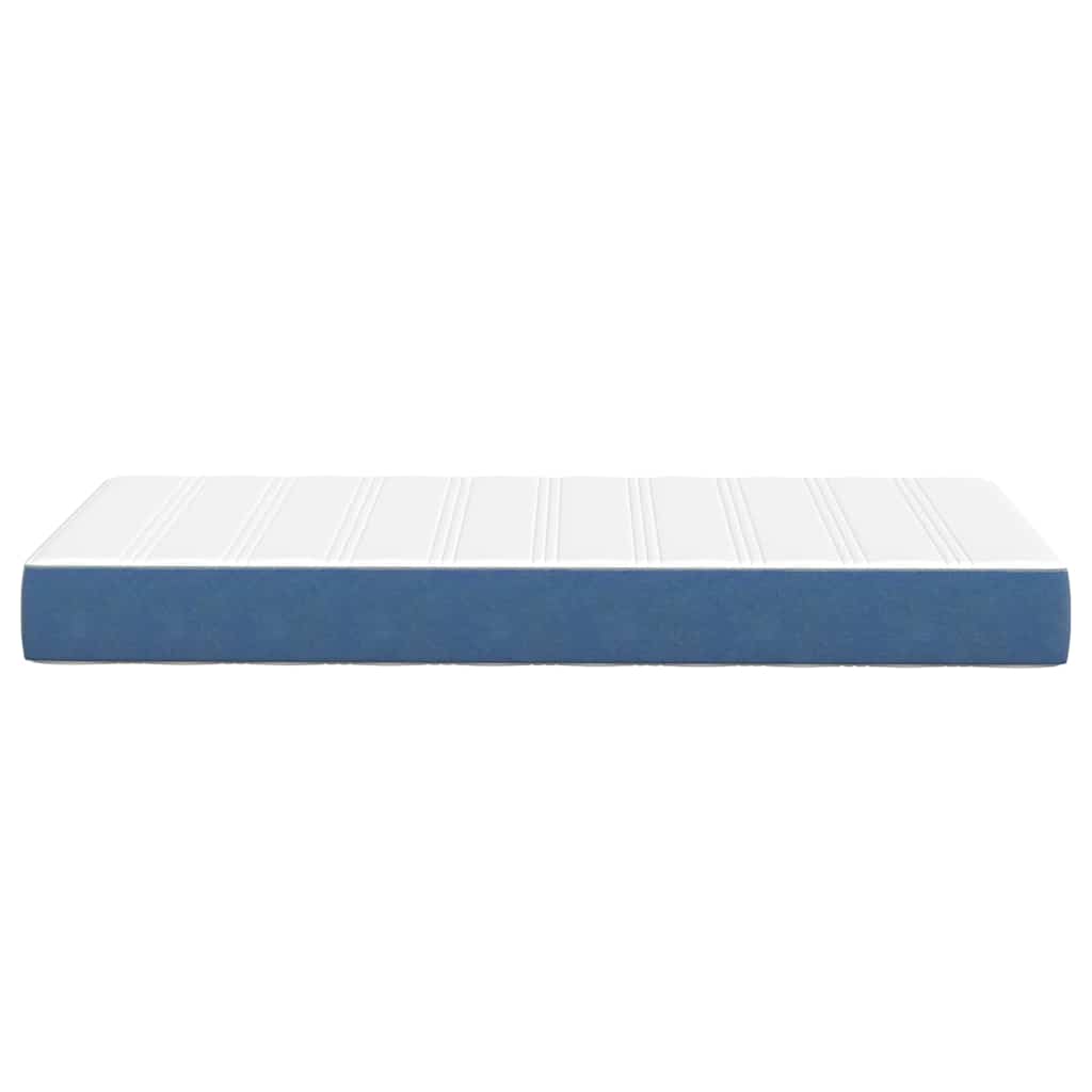 vidaXL Στρώμα Κρεβατιού με στρώμα Μπλε 100 x 200 cm ύφασμα