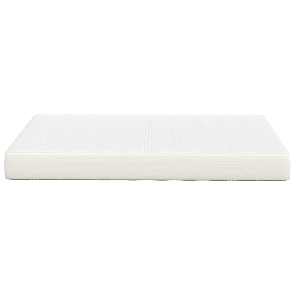 vidaXL Στρώμα Κρεβατιού με στρώμα Κρεμ 120 x 190 cm ύφασμα