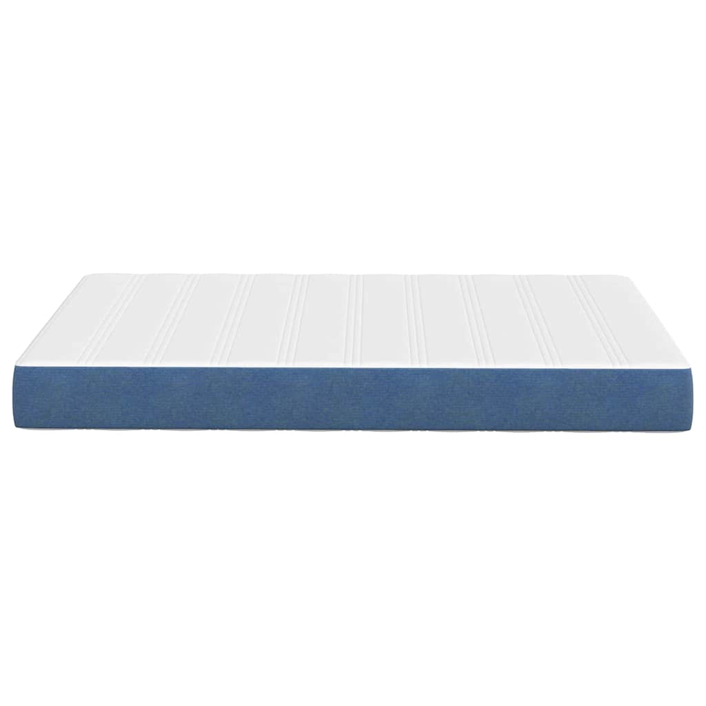 vidaXL Στρώμα Κρεβατιού με στρώμα Μπλε 120 x 190 cm ύφασμα
