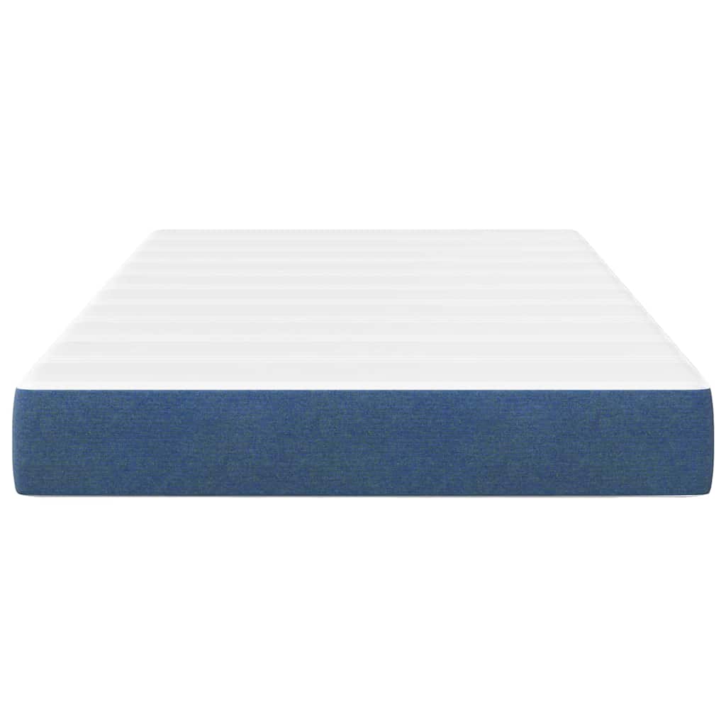 vidaXL Στρώμα Κρεβατιού με στρώμα Μπλε 120 x 190 cm ύφασμα