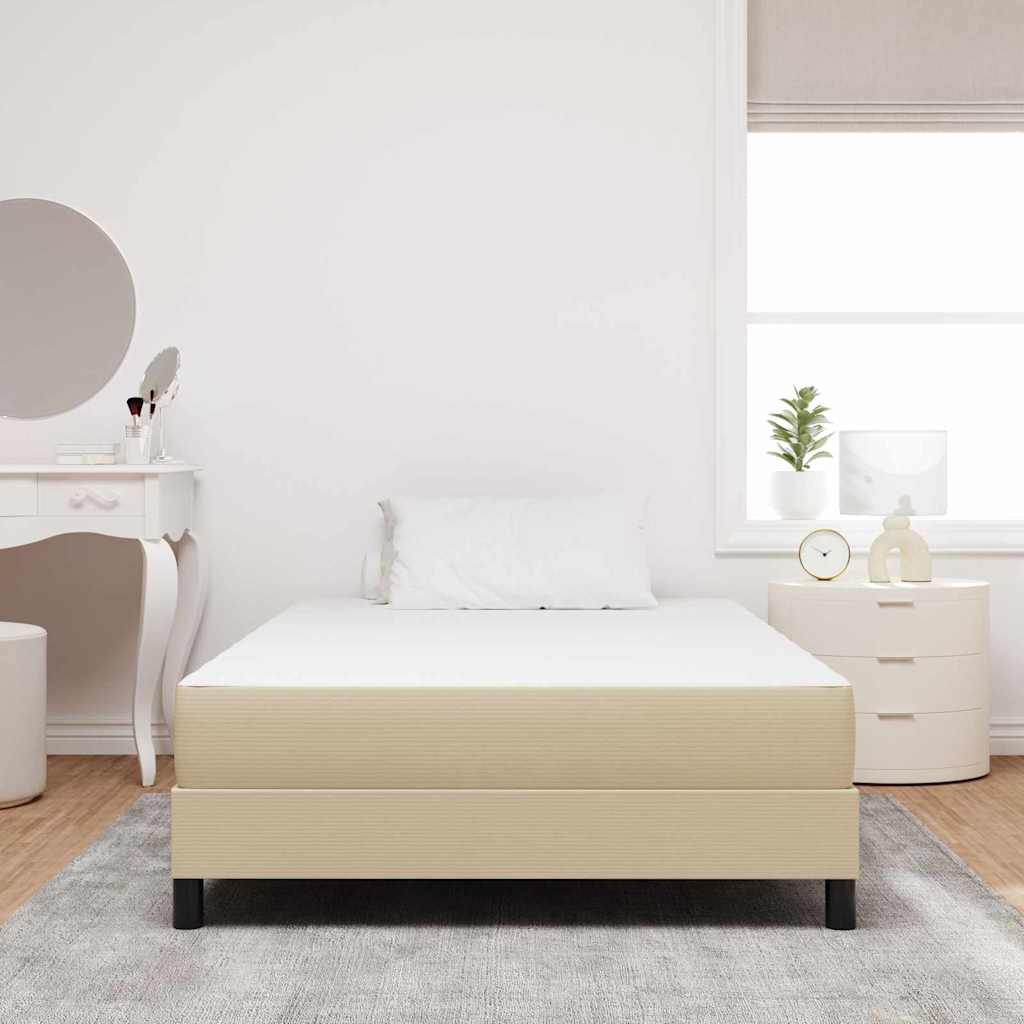 vidaXL Στρώμα Κρεβατιού με στρώμα Φασκόμηλο 120 x 190 cm ύφασμα