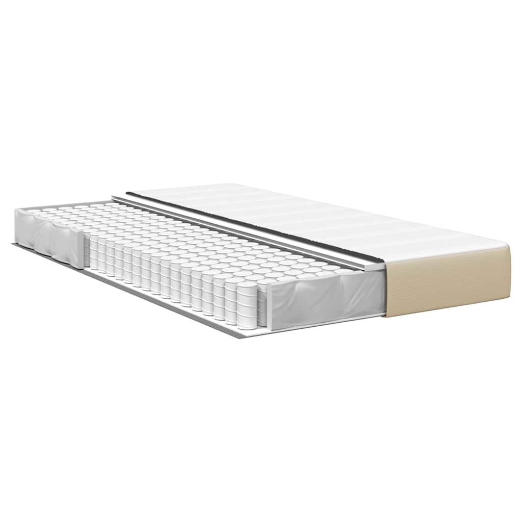 vidaXL Στρώμα Κρεβατιού με στρώμα Φασκόμηλο 120 x 190 cm ύφασμα