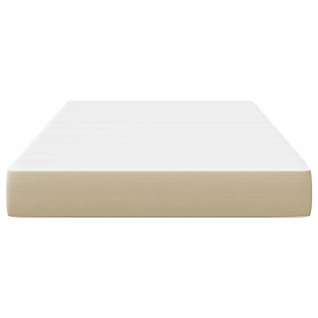 vidaXL Στρώμα Κρεβατιού με στρώμα Φασκόμηλο 120 x 190 cm ύφασμα