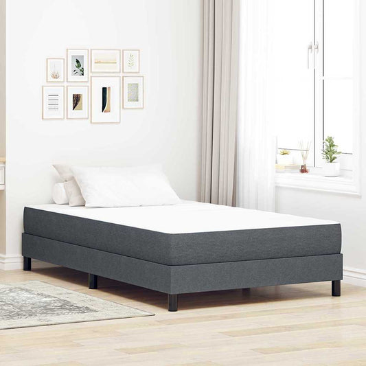 vidaXL Στρώμα Κρεβατιού με στρώμα Γκρι 120 x 200 cm ύφασμα
