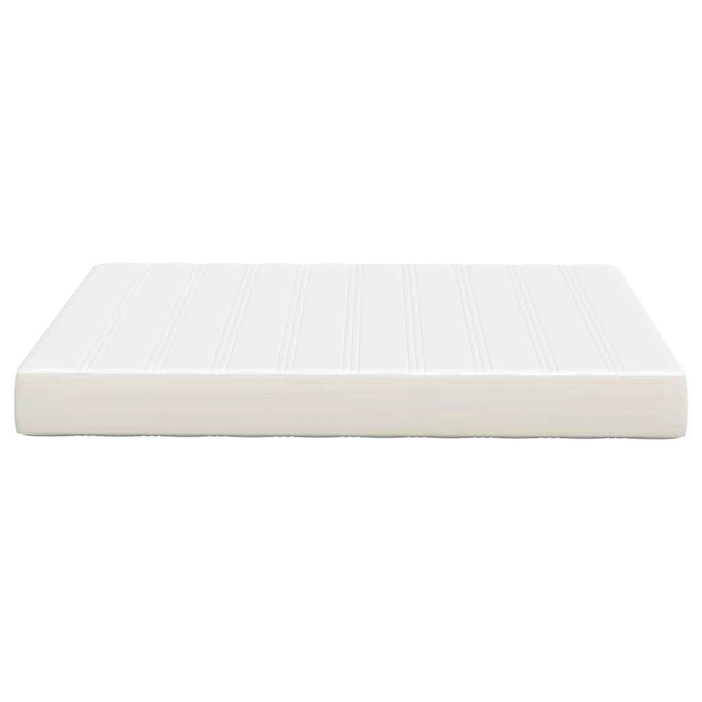 vidaXL Στρώμα Κρεβατιού με στρώμα Κρεμ 140 x 190 cm ύφασμα
