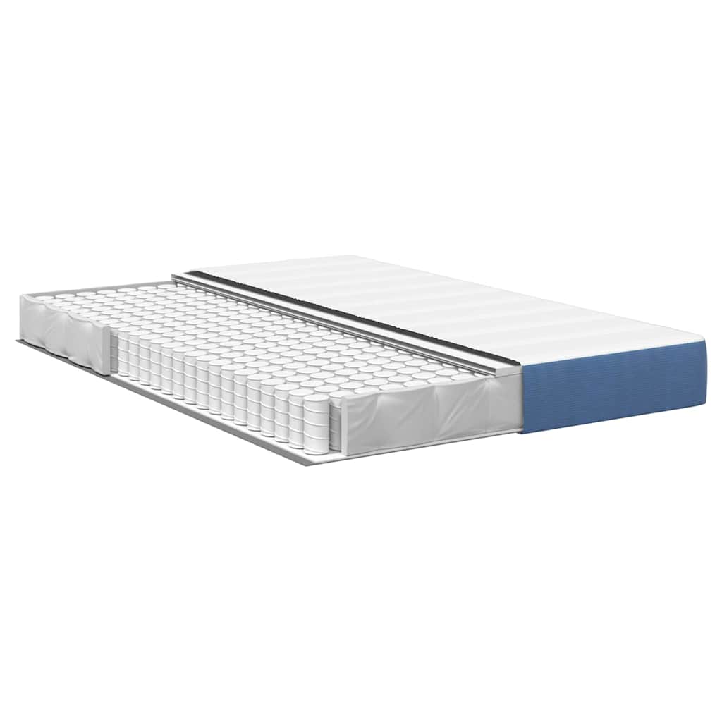 vidaXL Στρώμα Κρεβατιού με στρώμα Μπλε 140 x 190 cm ύφασμα