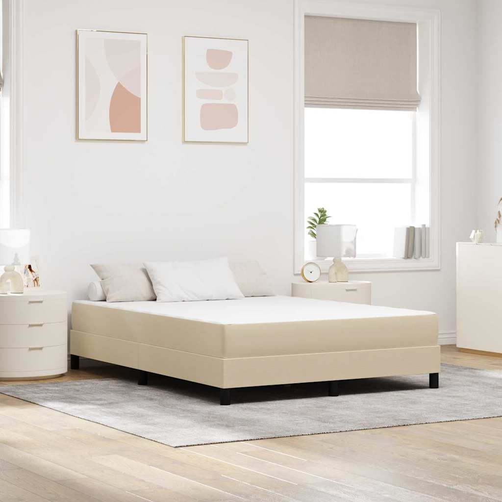 vidaXL Στρώμα Κρεβατιού με στρώμα Φασκόμηλο 140 x 190 cm ύφασμα