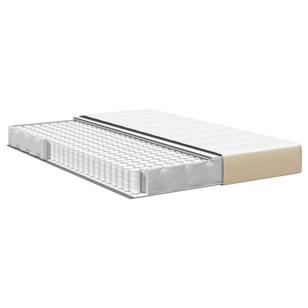 vidaXL Στρώμα Κρεβατιού με στρώμα Φασκόμηλο 140 x 190 cm ύφασμα