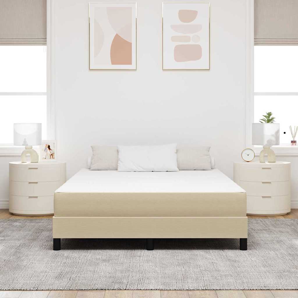 vidaXL Στρώμα Κρεβατιού με στρώμα Φασκόμηλο 140 x 200 cm ύφασμα