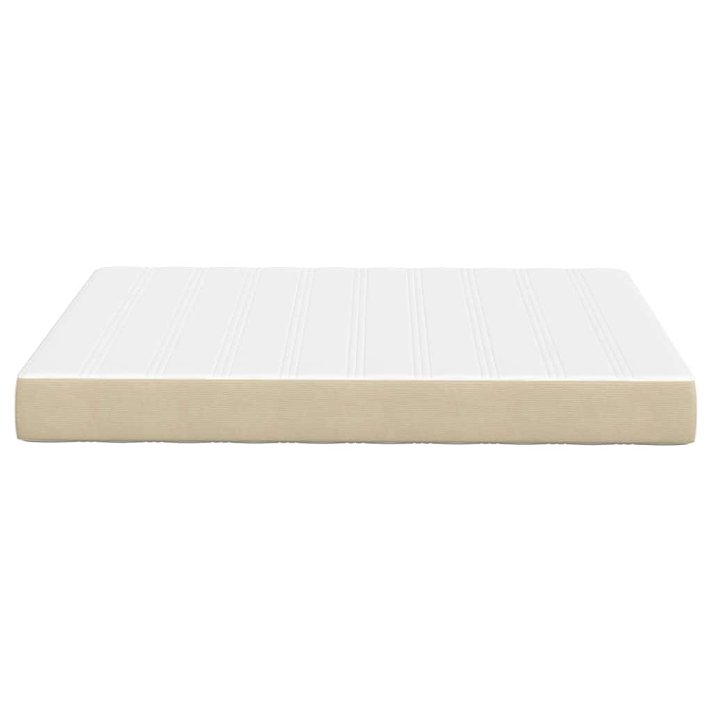 vidaXL Στρώμα Κρεβατιού με στρώμα Φασκόμηλο 140 x 200 cm ύφασμα