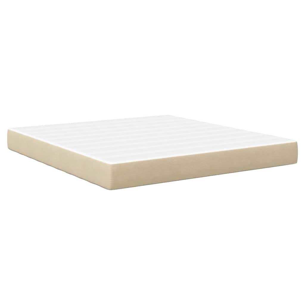 vidaXL Στρώμα Κρεβατιού με στρώμα Φασκόμηλο 180 x 200 cm ύφασμα