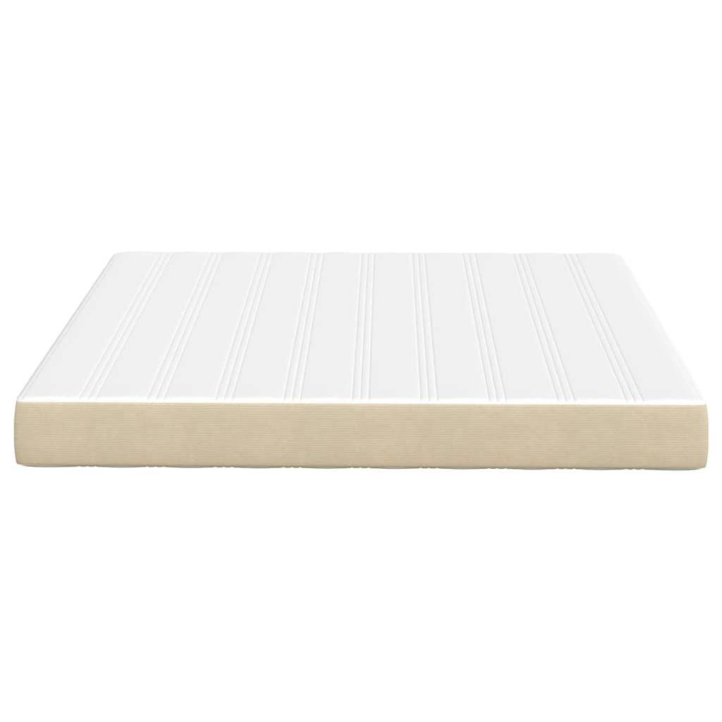 vidaXL Στρώμα Κρεβατιού με στρώμα Φασκόμηλο 180 x 200 cm ύφασμα