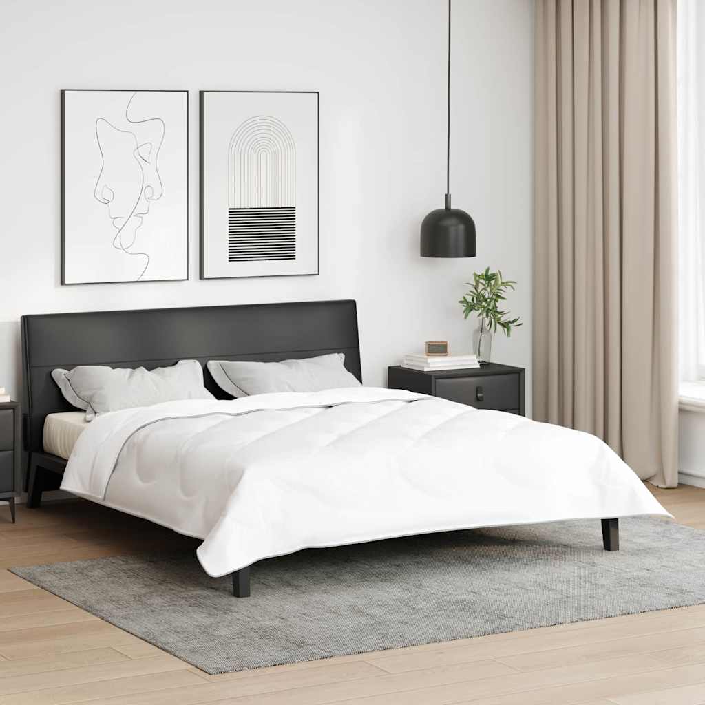 vidaXL Κουβέρτες & Κουβέρτες Λευκό 240 x 200 εκ. Μικροΐνες